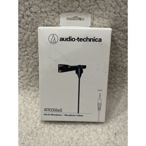 Audio-Technica ATR3350XiS Omnidirectional Condenser Lavalier Microphone - Sealed